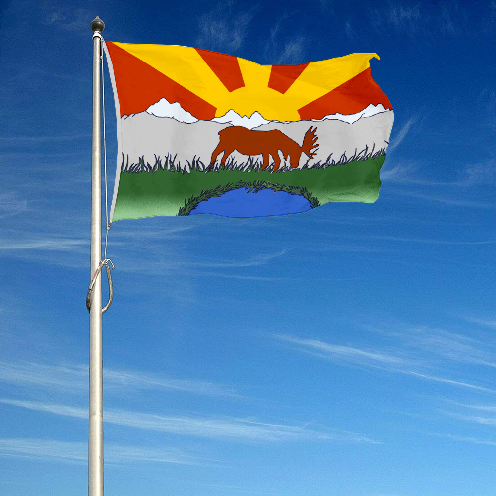 Fyon Wasilla, Alaska Flag Banner