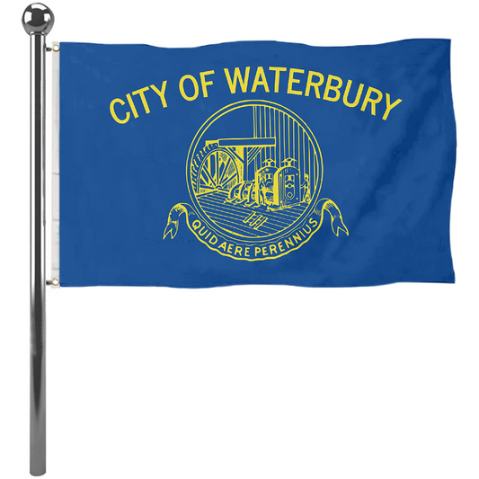Fyon Waterbury, Connecticut flag Banner