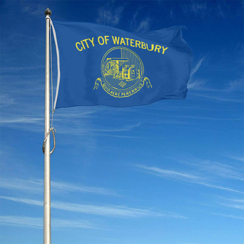 Fyon Waterbury, Connecticut flag Banner