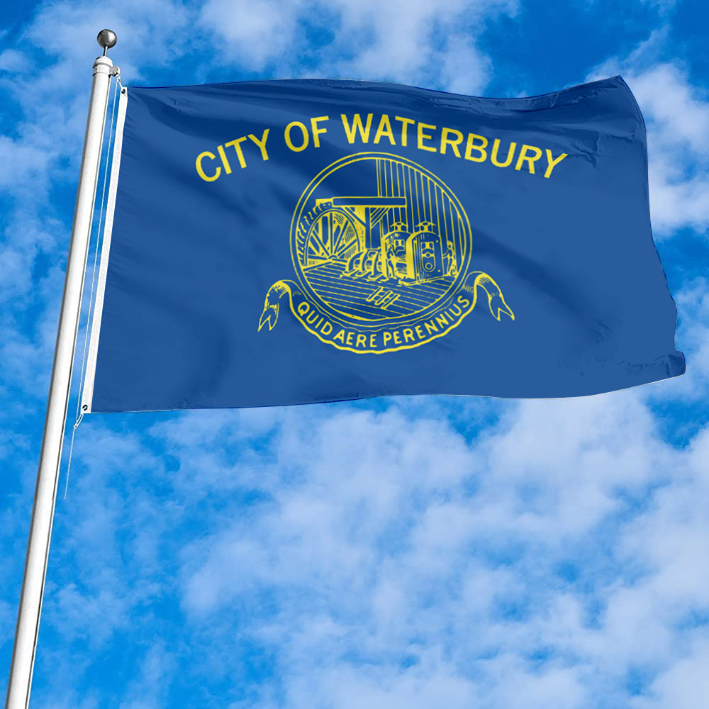 Fyon Waterbury, Connecticut flag Banner