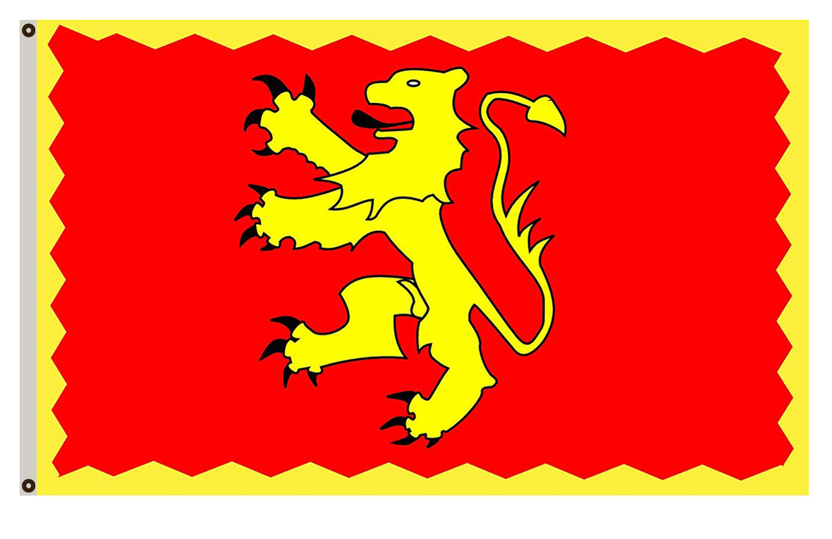 Fyon of Welsh Kingdom of Deheubarth flag banner