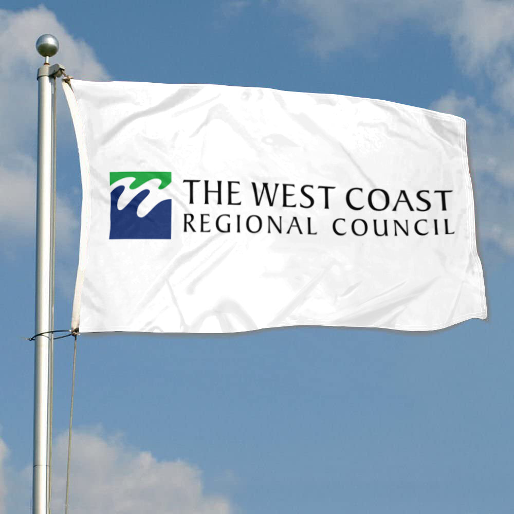 Fyon West Coast Region, New Zealand Flag Indoor and outdoor banner