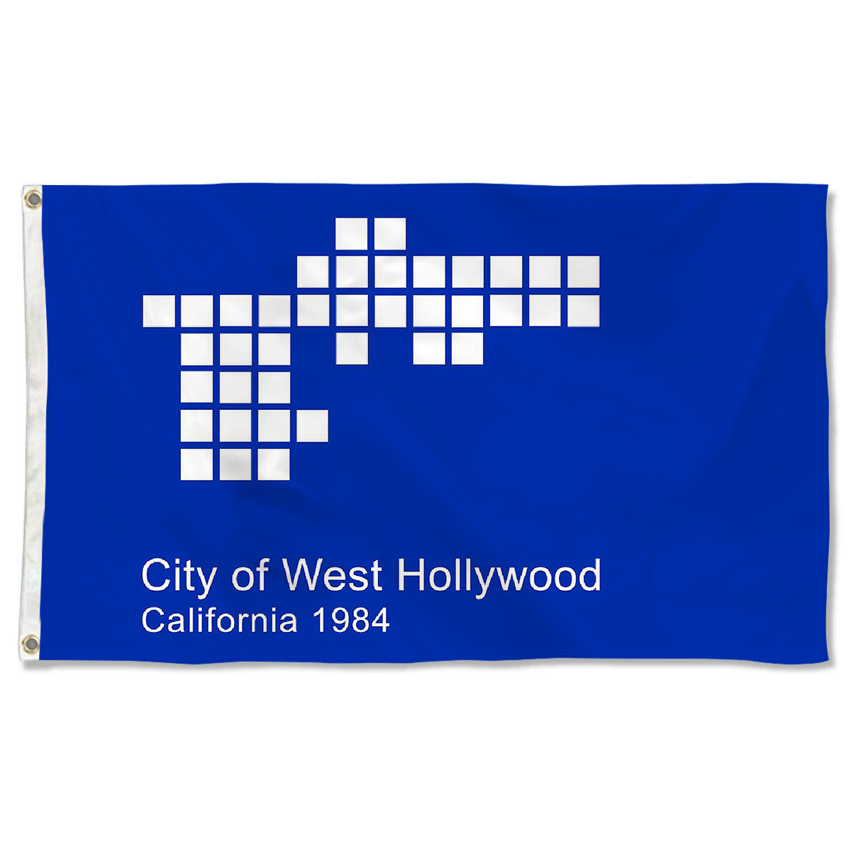 Fyon West Hollywood, California Flag(1986–2014) Flag Banner