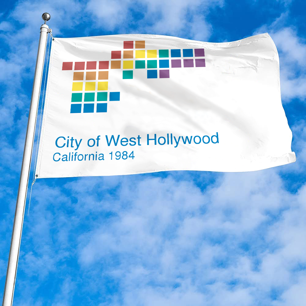 Fyon West Hollywood, California Flag Banner