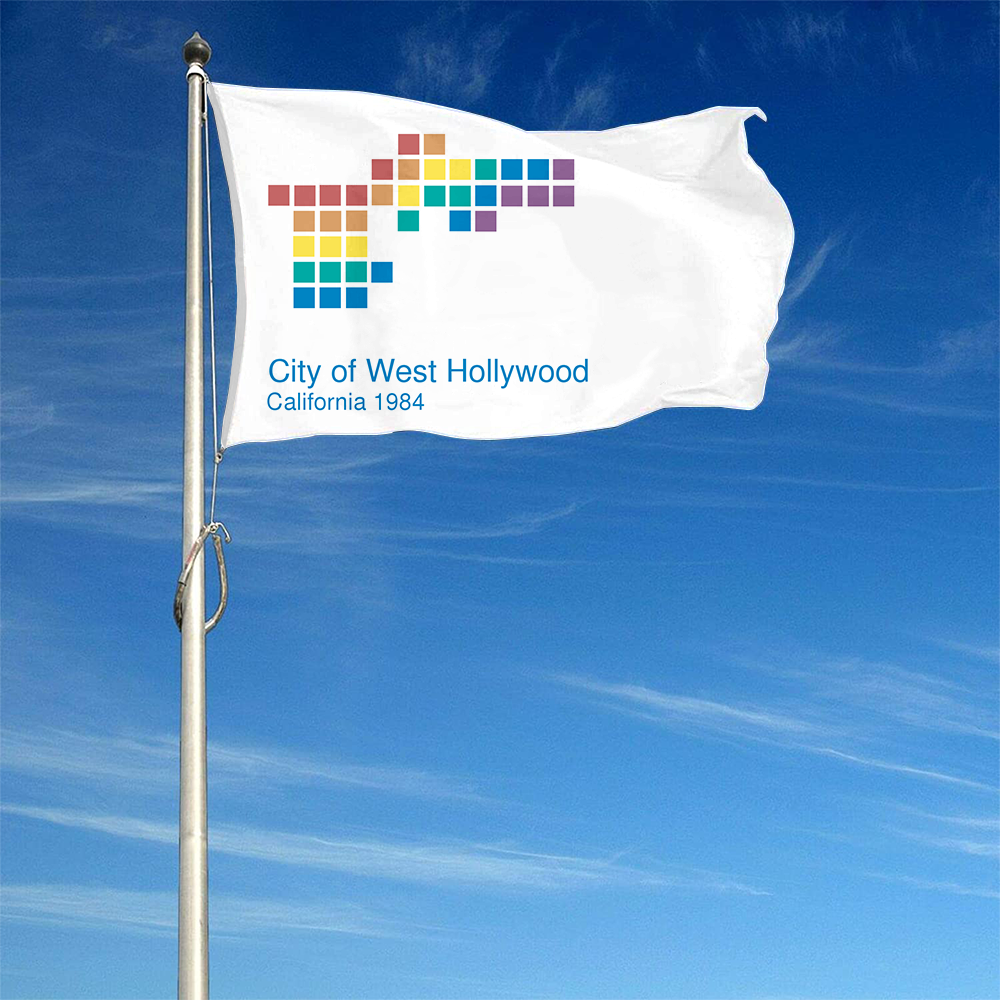 Fyon West Hollywood, California Flag Banner