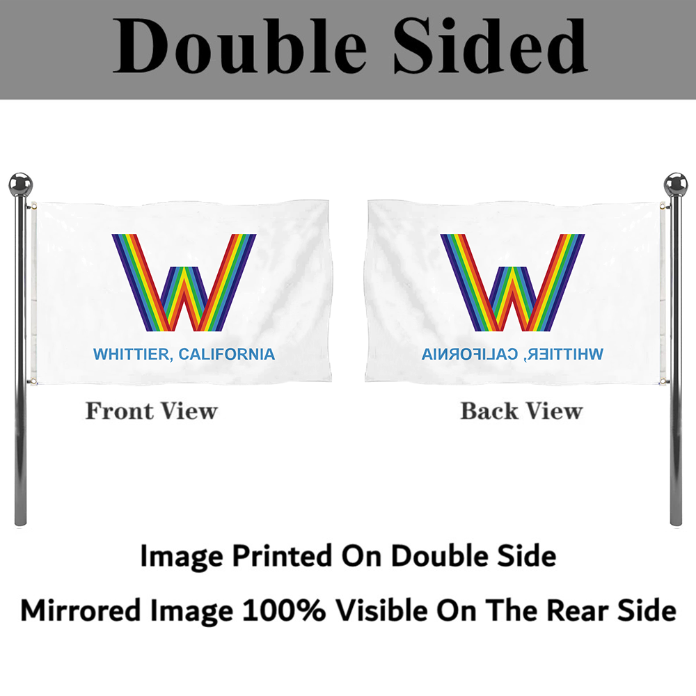 Fyon Whittier, California Flag Banner