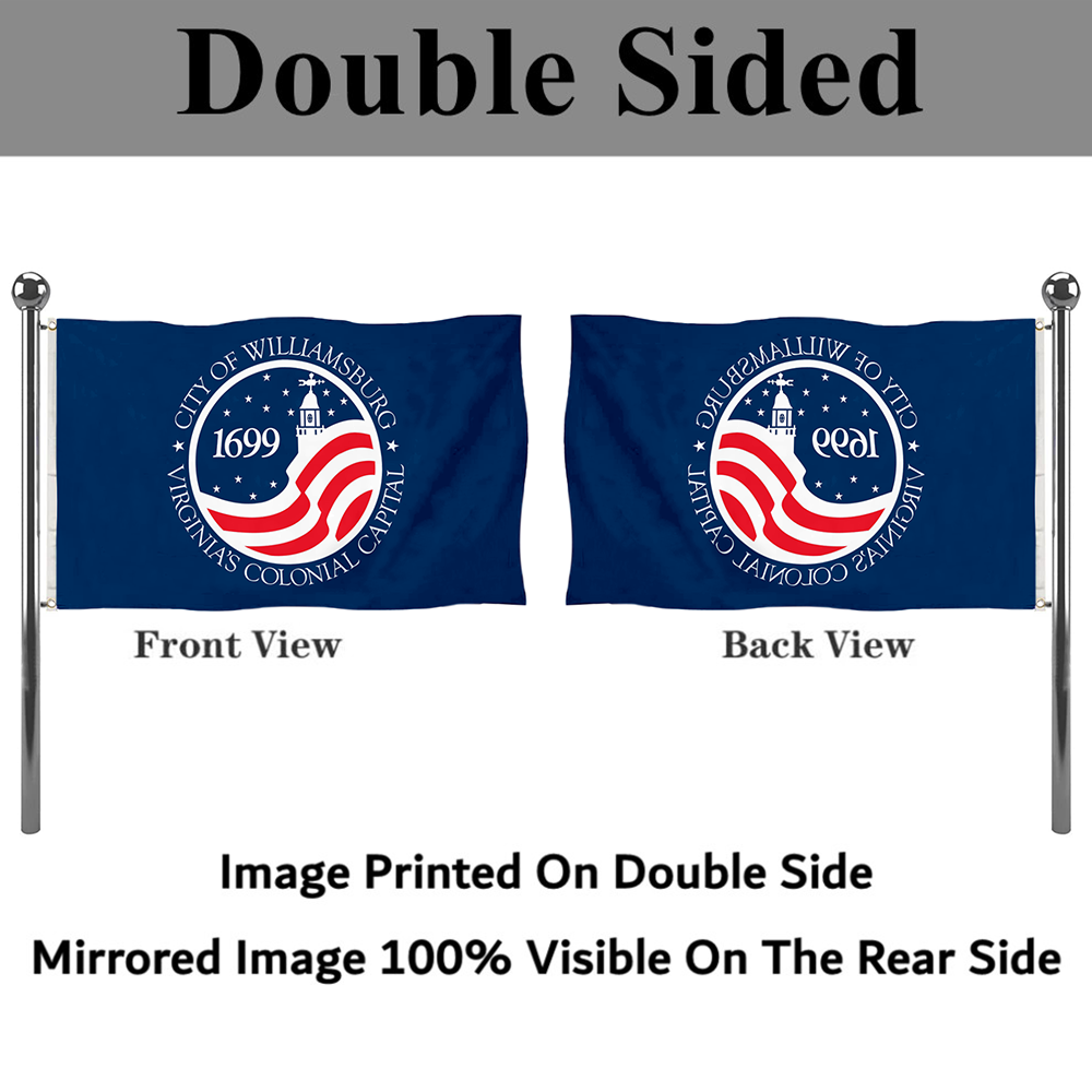 Fyon Williamsburg, Virginia flag Banner