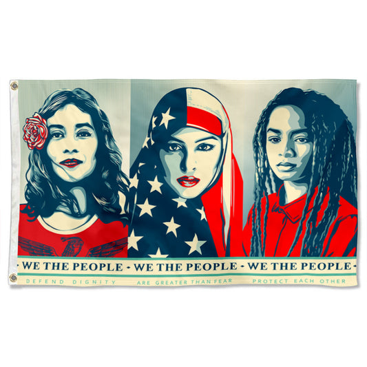Fyon Women's March Flag Banner