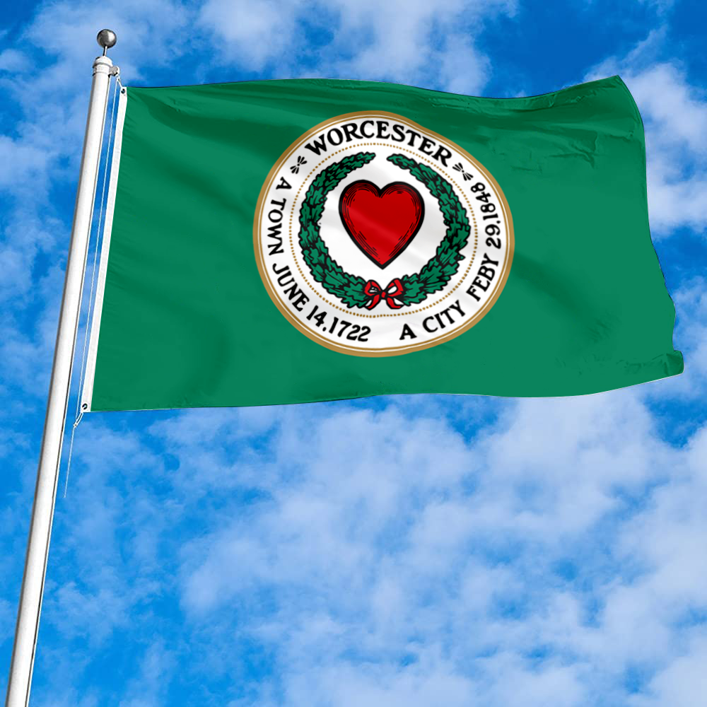 Fyon Worcester, Massachusetts flag Banner