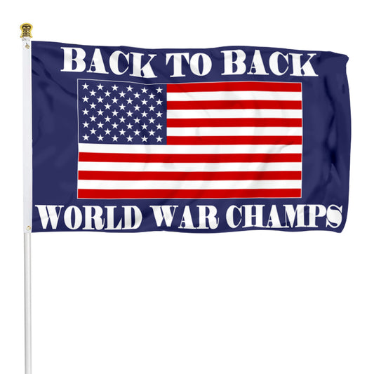 Fyon World War Champs Drops Dorms College Football Flag Banner Flag