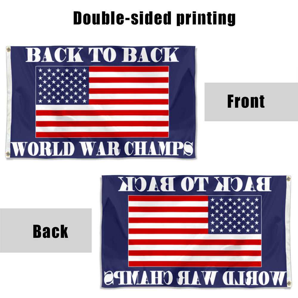 Fyon World War Champs Drops Dorms College Football Flag Banner Flag