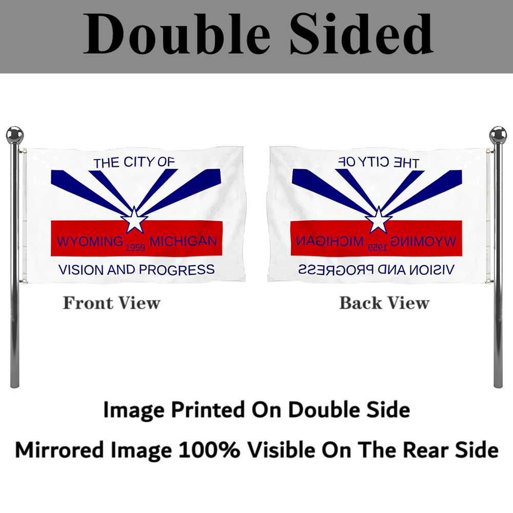 Fyon Wyoming, Michigan flag Banner
