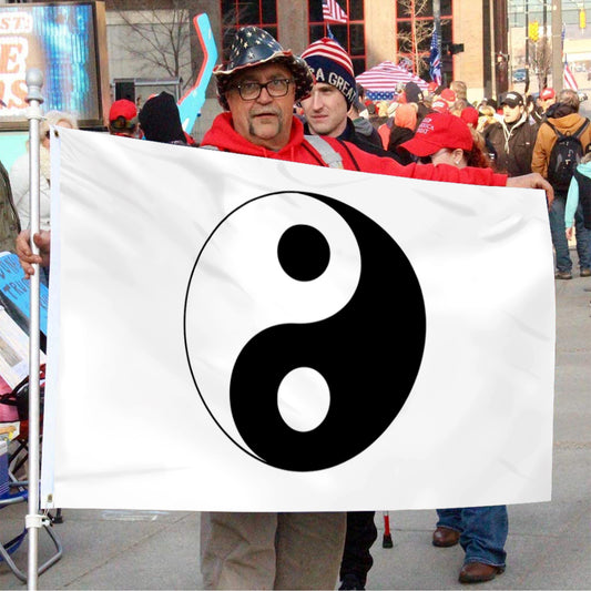 Fyon Ying Yang Flag Banner Indoor and Outdoor Banner