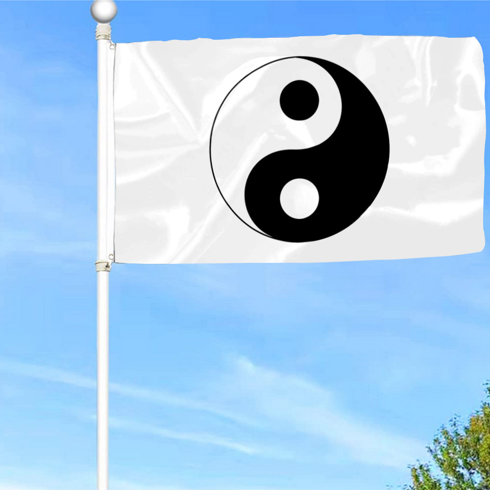 Fyon Ying Yang Flag Banner Indoor and Outdoor Banner