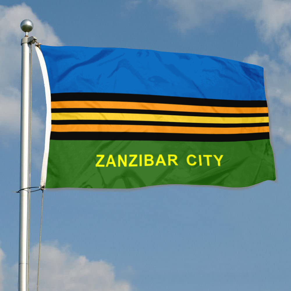 Fyon Zanzibar City, Zanzibar, Tanzania Flag Indoor and outdoor banner