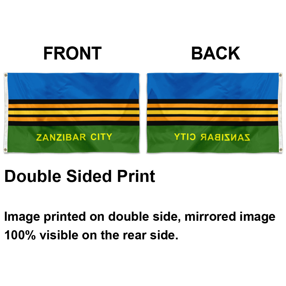Fyon Zanzibar City, Zanzibar, Tanzania Flag Indoor and outdoor banner