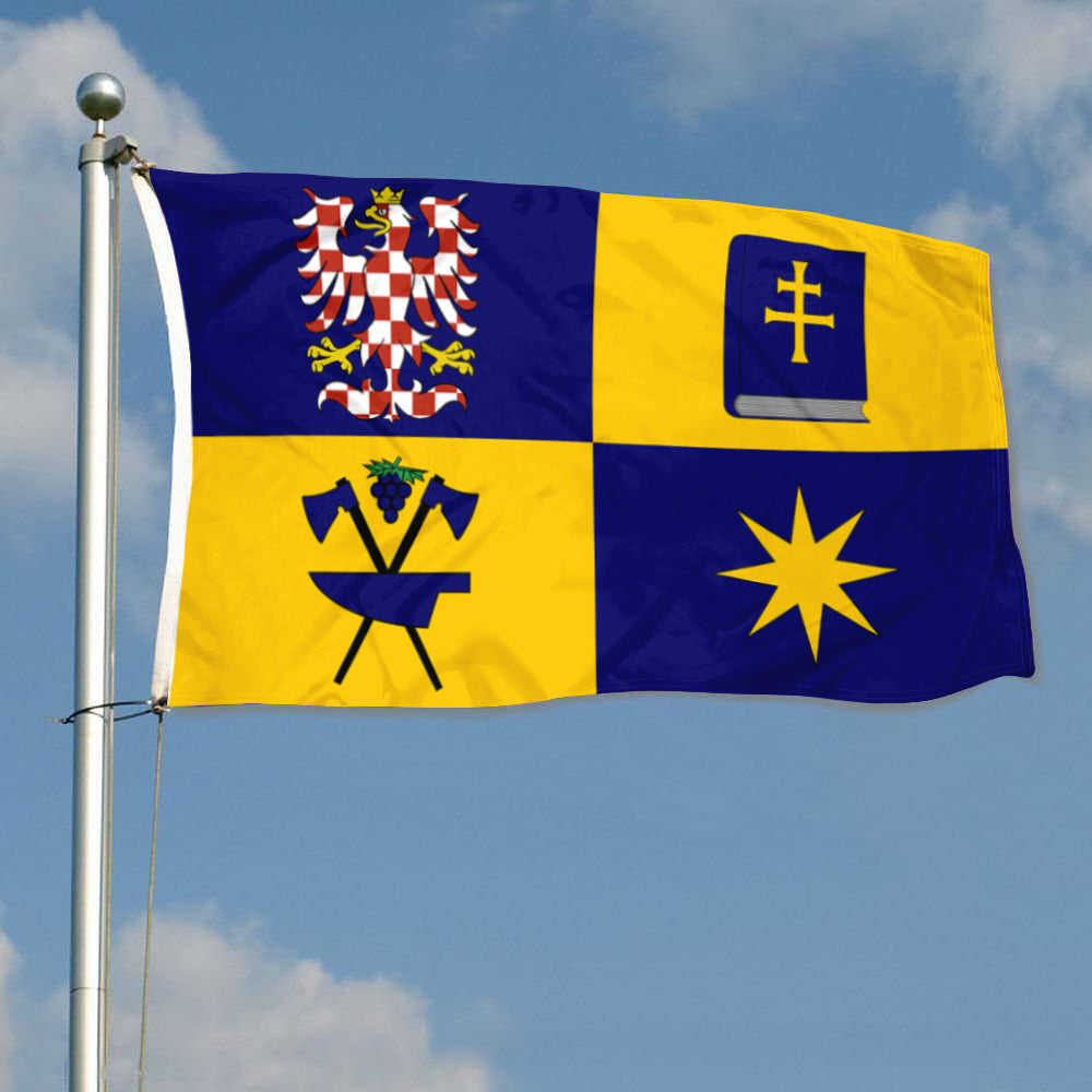 Fyon Zlin Region, Czechia Flag Indoor and outdoor banner