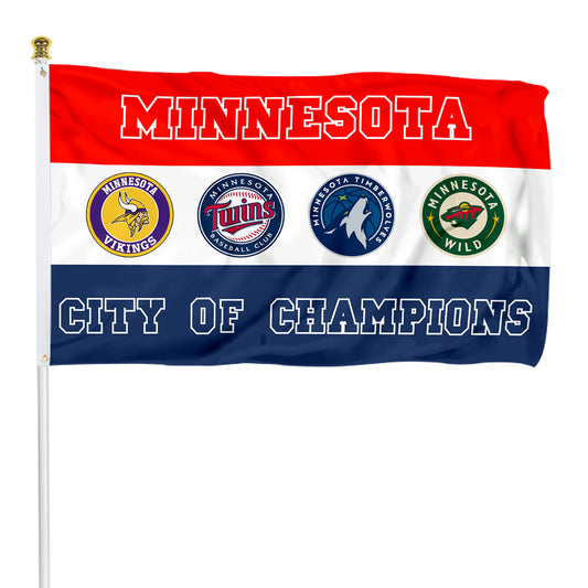 Fyon City of Minnesota Flag Sport Indoor and outdoor banner