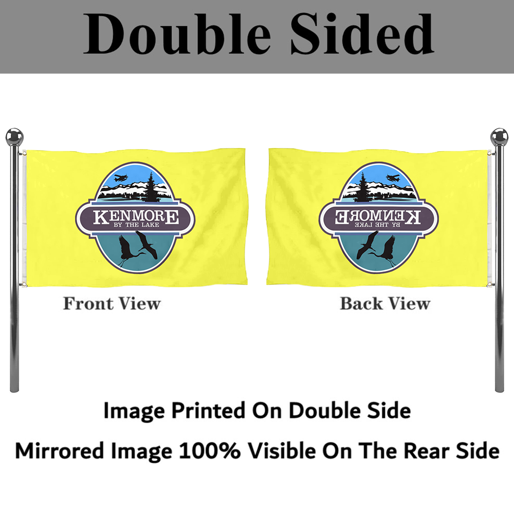 Fyon kenmore, Washington flag Banner