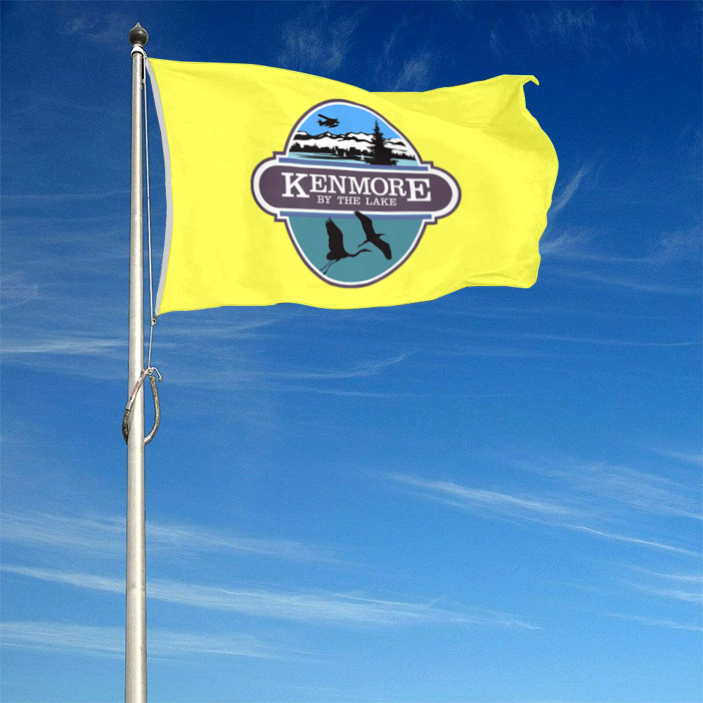 Fyon kenmore, Washington flag Banner