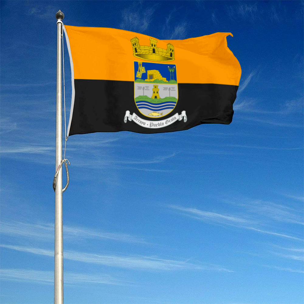 Fyon official of Arroyo, Puerto Rico flag banner
