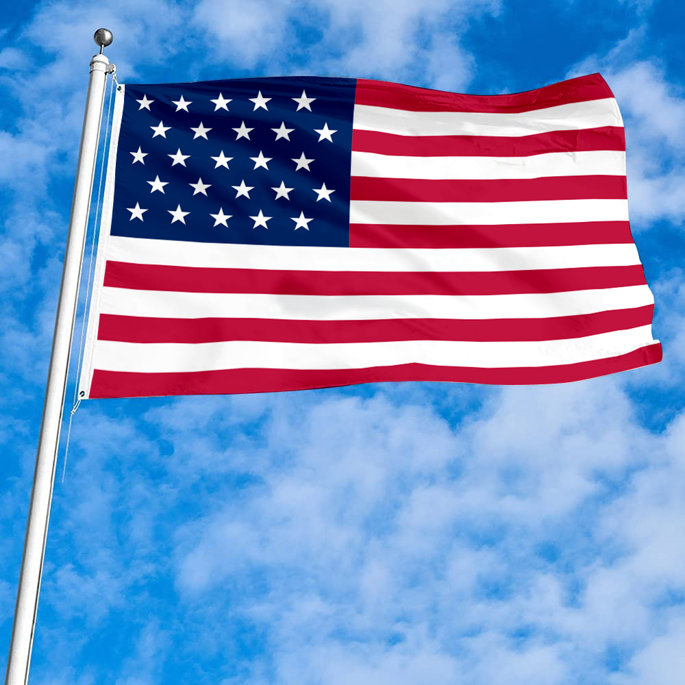 Fyon  the United States flag 25 star staggered pattern flag Banner