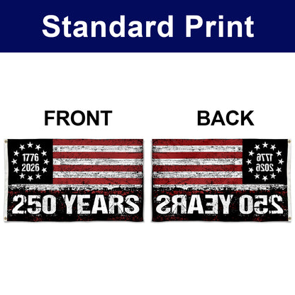 Fyon 1776-2026 250 Years Flag Banner