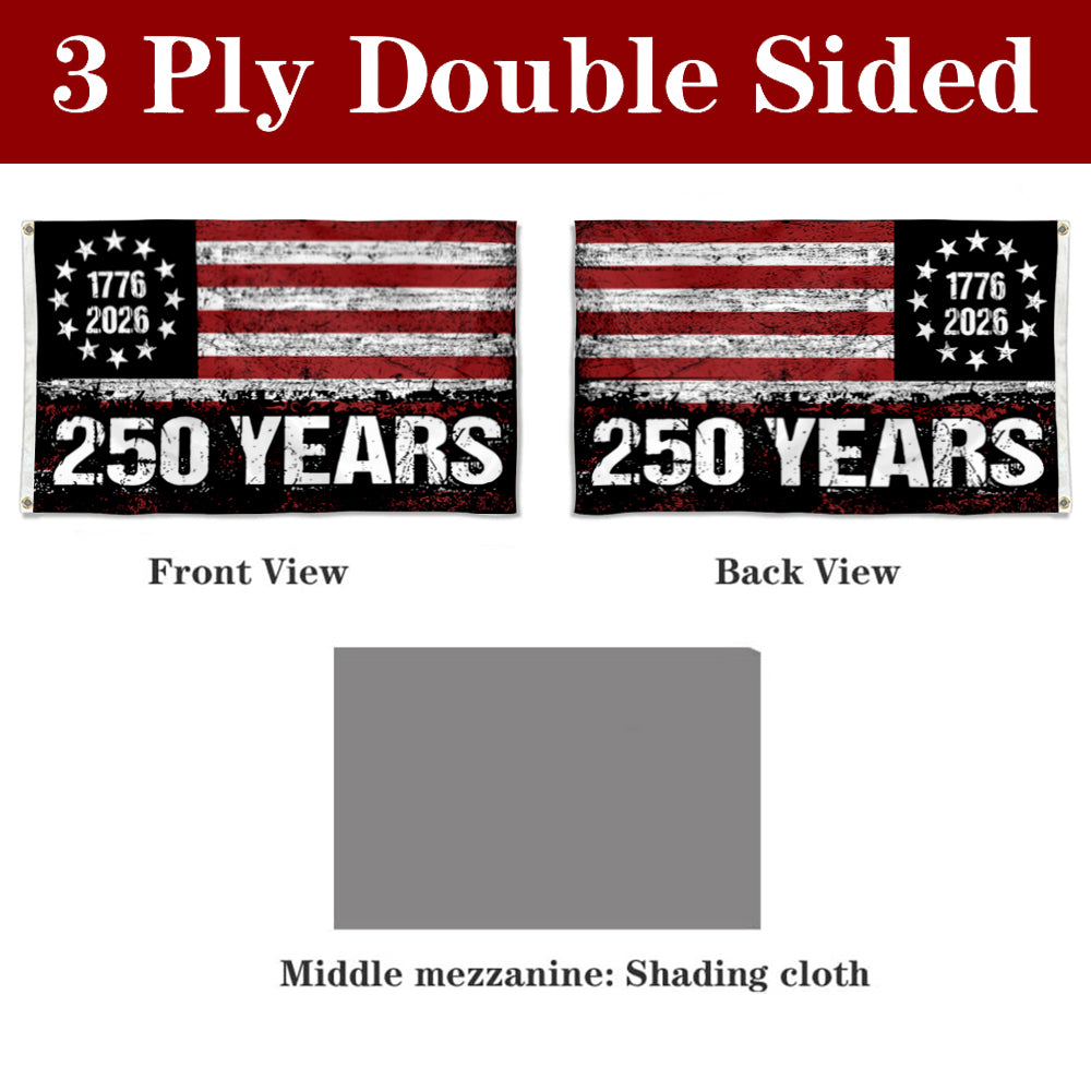 Fyon 1776-2026 250 Years Flag Banner