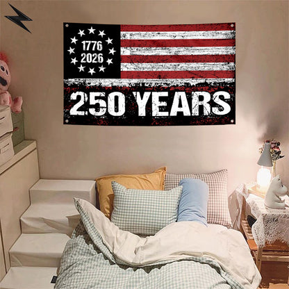 Fyon 1776-2026 250 Years Flag Banner