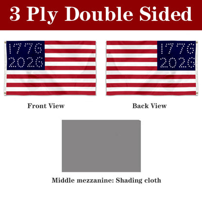 Fyon The United States USA 1776-2026 Anniversary Flag Banner