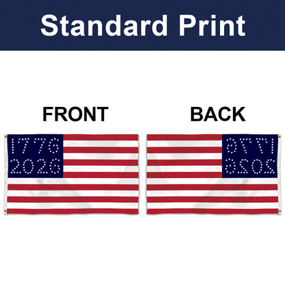Fyon The United States USA 1776-2026 Anniversary Flag Banner