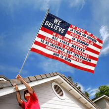 Fyon Double-sided 2024 We Believe US Flag Banner