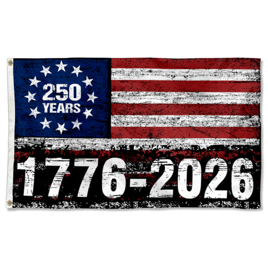 Fyon USA 250 Years 1776-2026 Flag Banner