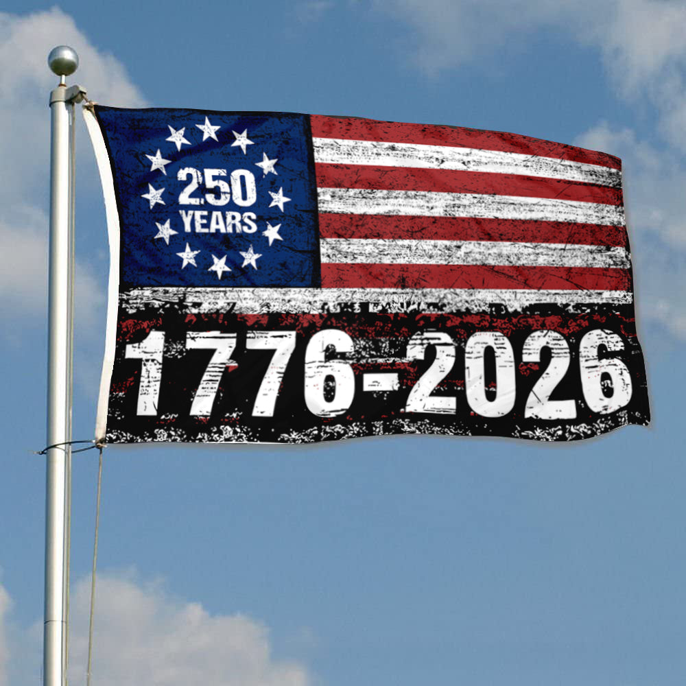 Fyon USA 250 Years 1776-2026 Flag Banner