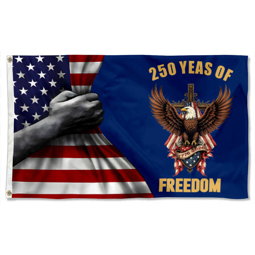 Fyon 250 Years of Freedom Flag Banner