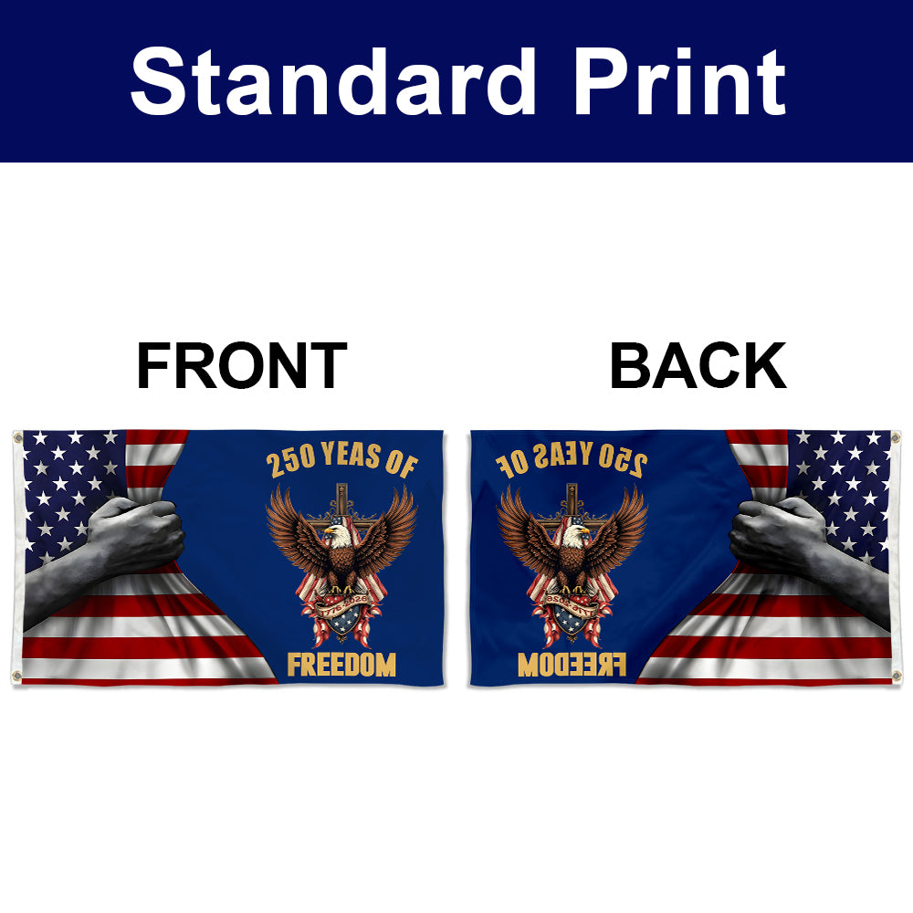 Fyon 250 Years of Freedom Flag Banner