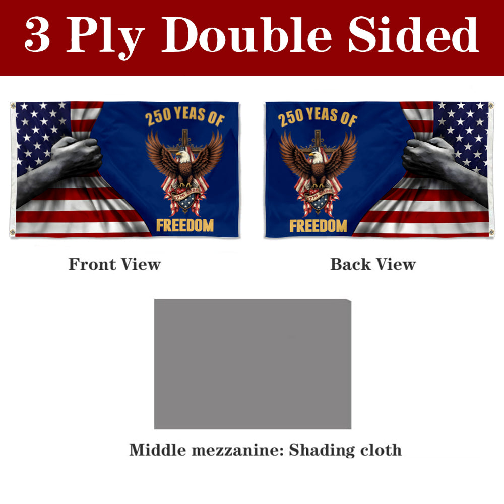 Fyon 250 Years of Freedom Flag Banner