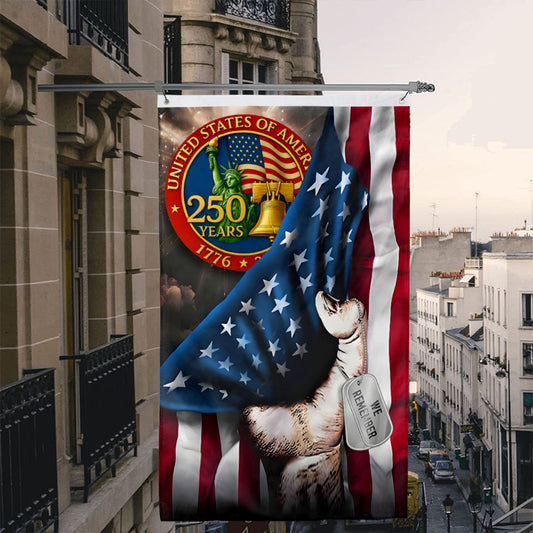 Fyon United States of America 250 yeas Seal Flag Banner