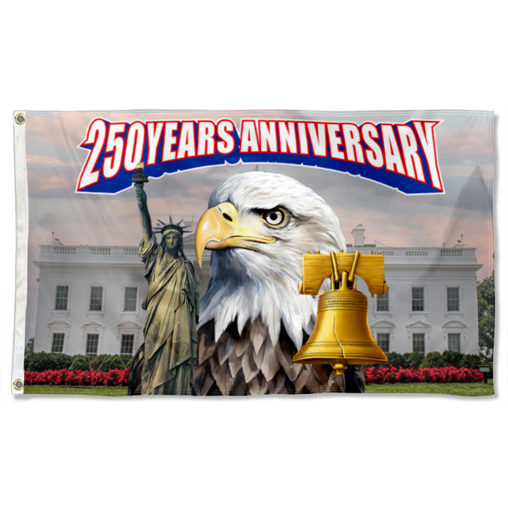 Fyon 250 years Anniversary Flag The White House Banner