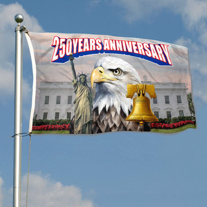 Fyon 250 years Anniversary Flag The White House Banner