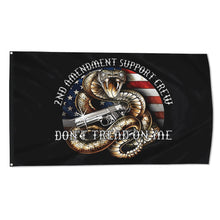 Fyon 2nd Amendment Gadsden Flag Indoor and Outdoor Banner