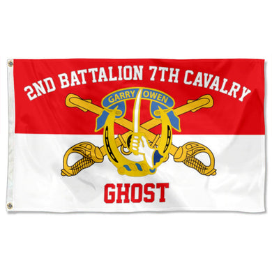 Fyon 2nd Battalion 7th Cavalry Flag Ghost Banner Indoor and outdoor banner
