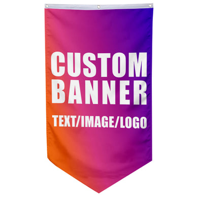 Fyon Custom Flag Banner-Vertical V shape