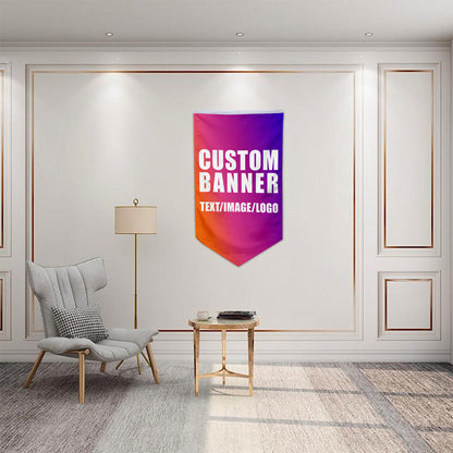 Fyon Custom Flag Banner-Vertical V shape