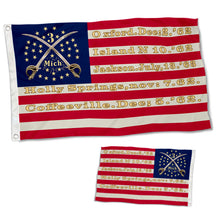 Fyon Double-sided 3RD MICHIGAN BATTLE Flag Flags Banner