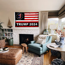 Fyon 45th and 47th Trump 2024 Flag  Indoor and Outdoor Banner