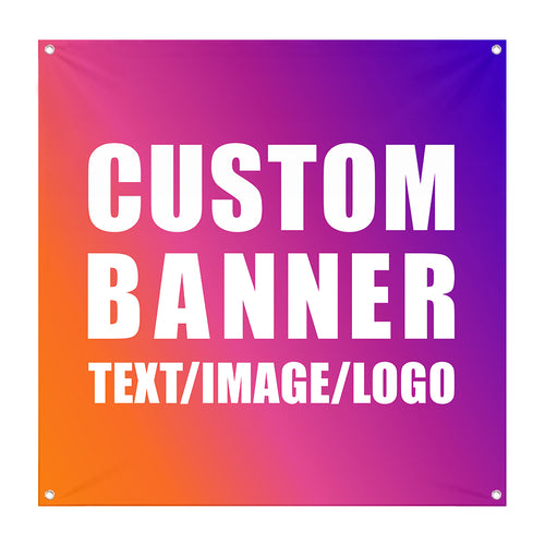 Fyon Custom Flag Banner -Square