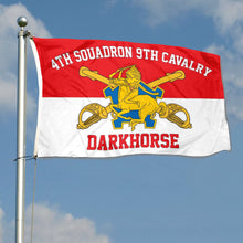 Fyon 4th Souadron 9th Cavalry Flag Banner Darkhorse Indoor and outdoor banner