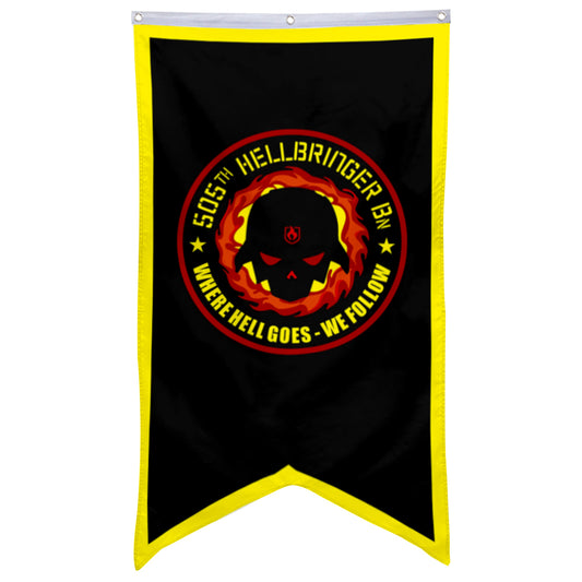 Fyon 505th Hellbringer Bn  Flag Game Flags Banner