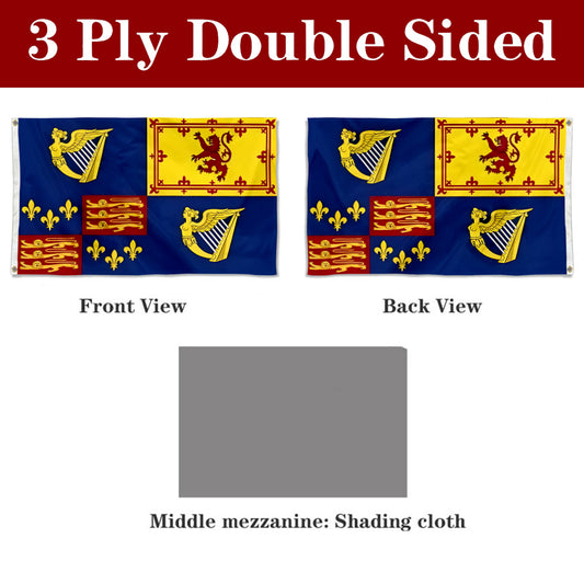 Fyon Irish Jacobite Royal Standard Flag Banner